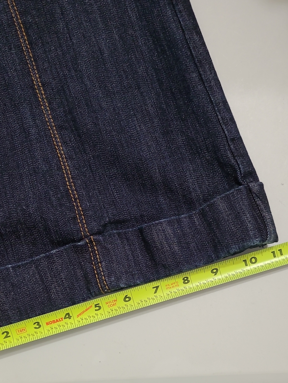 VINTAGE Younique High-Waist Wide Leg Y2K Jeans with Gold Button Detail size 9 - Picture 10 of 11